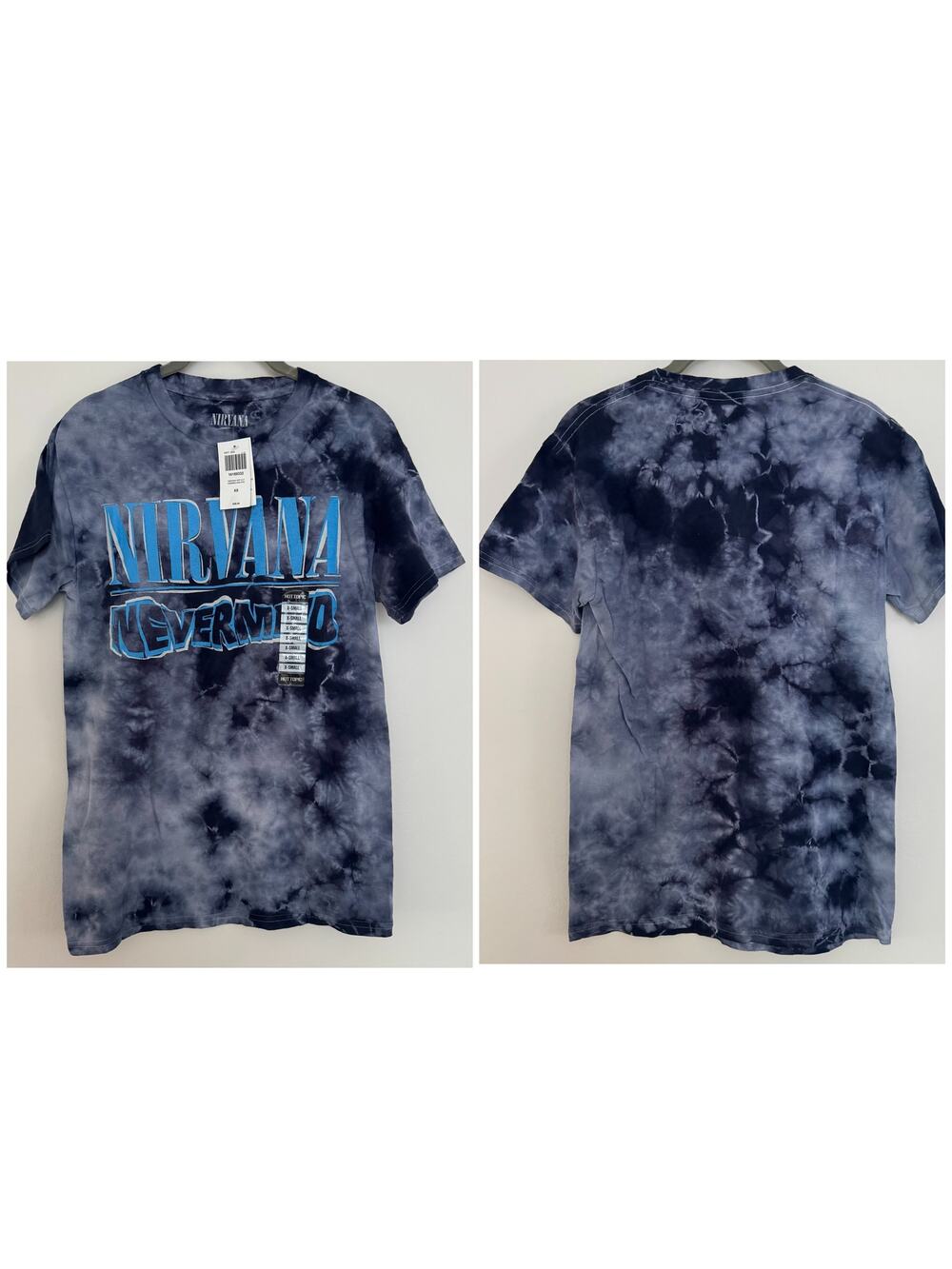 Nirvana Nevermind Tie Die Band Tee